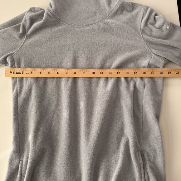 Nike Therma Dri-Fit Tunic Long Sleeve Funnel Neck Fleece Sweatshirt Top size S - Picture 13 of 13